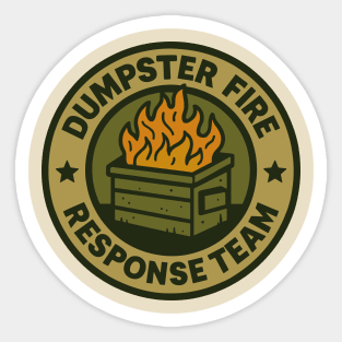 dumpster-fire-response-team Sticker